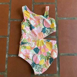Garnet Hill kids one piece swimsuit